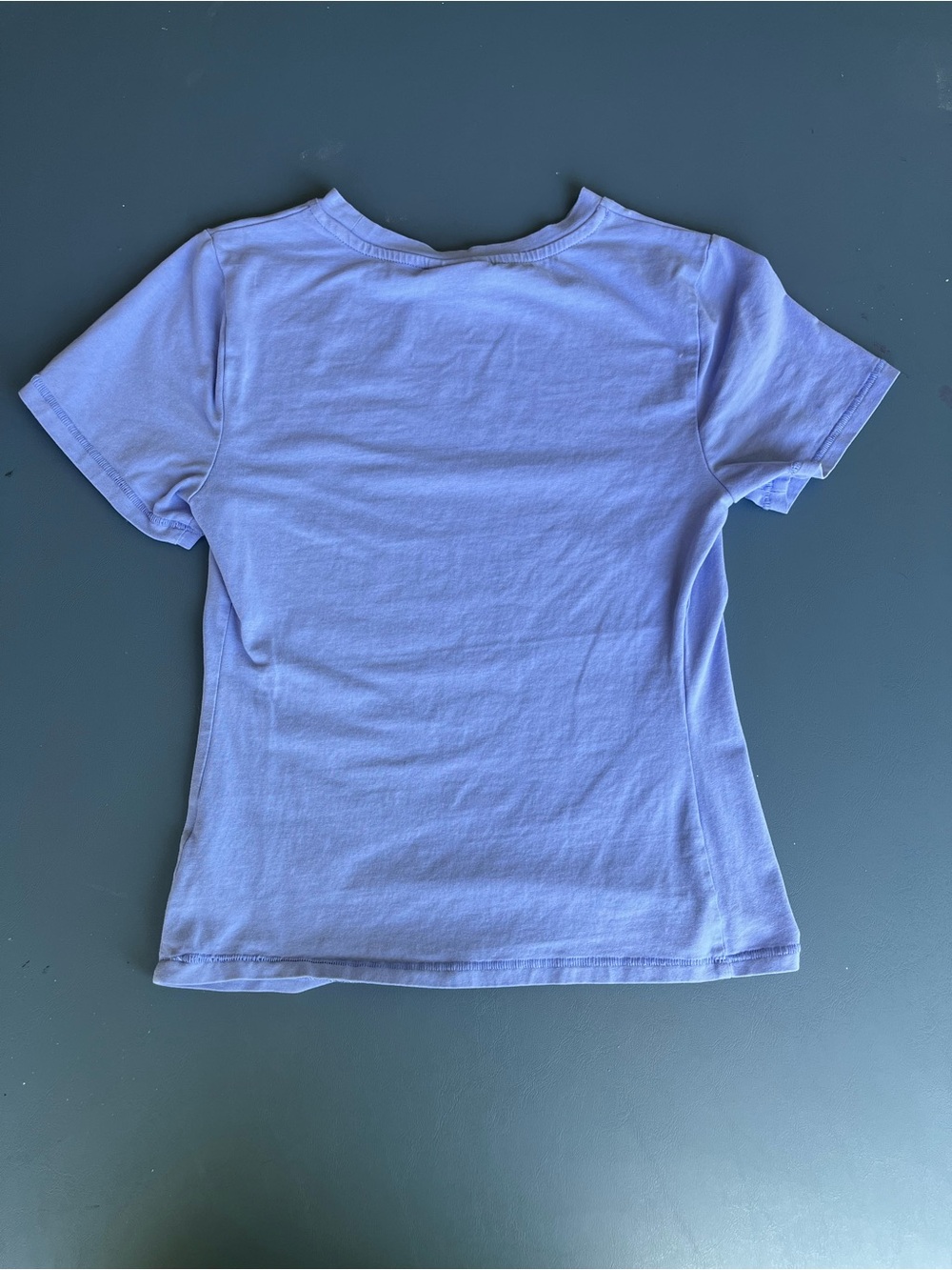 Classic Short Sleeve Crew Tee in Light Lavender